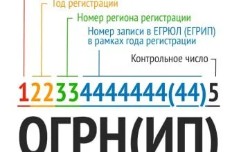 ОГРН расшифровка цифр