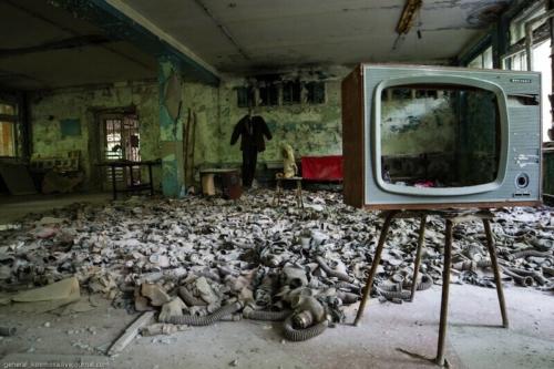 Когда-то здесь жили люди. Припять